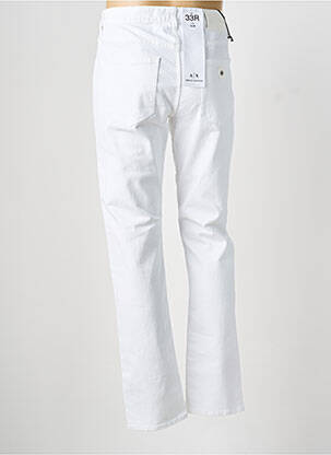 Jeans coupe droite stretch taille normale blanc ARMANI EXCHANGE homme