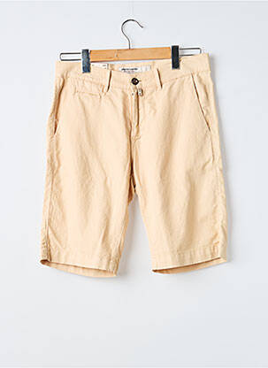 Bermuda stretch taille normale beige PIERRE CARDIN homme