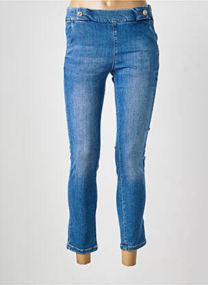 Jeans coupe slim stretch taille normale bleu LIU JO femme