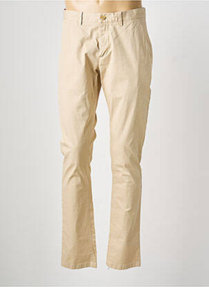 Pantalon chino stretch taille normale beige GANT homme