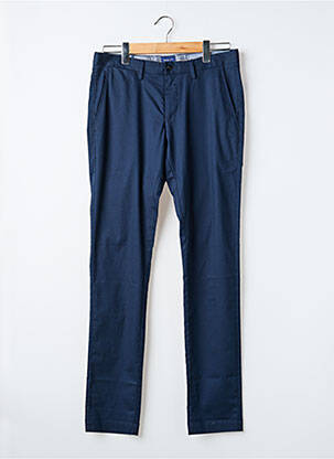 Pantalon droit stretch taille normale bleu GANT homme