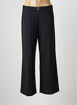 Pantalon large tissage popeline taille normale noir LIU JO femme