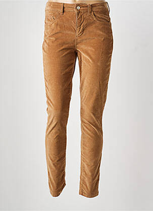 Pantalon slim stretch taille normale marron LIU JO femme