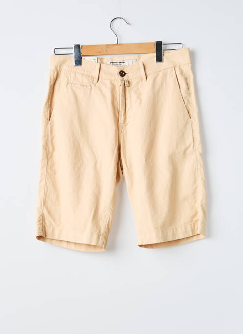 Bermuda stretch taille normale beige PIERRE CARDIN homme