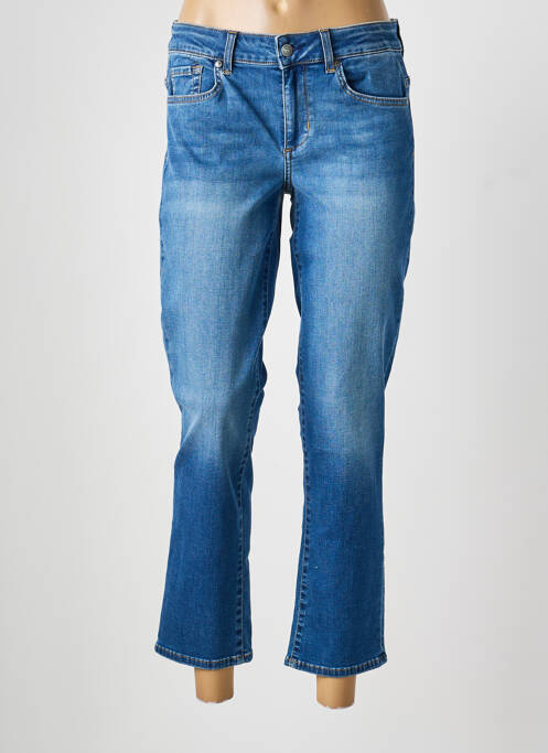 Jeans coupe droite stretch taille normale bleu LIU JO femme