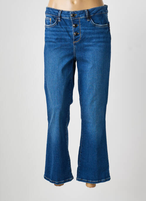 Jeans coupe droite stretch taille normale bleu LIU JO femme