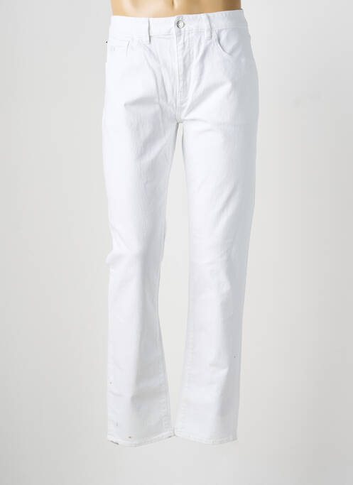 Jeans coupe droite stretch taille normale blanc ARMANI EXCHANGE homme