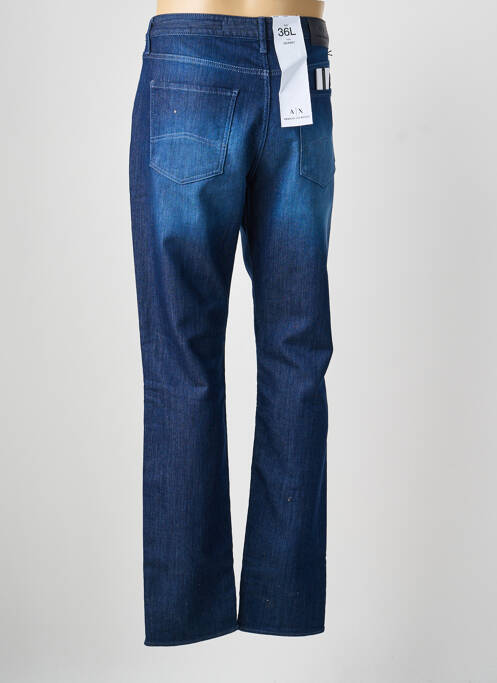 Jeans coupe droite stretch taille normale bleu ARMANI EXCHANGE homme