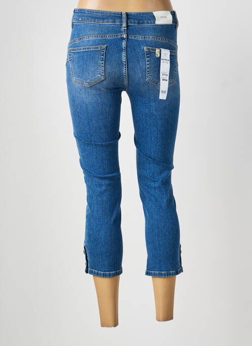 Pantacourt stretch taille normale bleu LIU JO femme