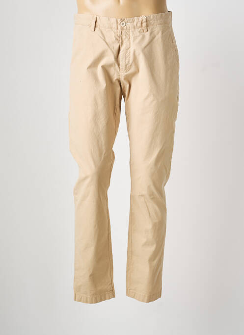 Pantalon chino tissage popeline taille normale beige GANT homme