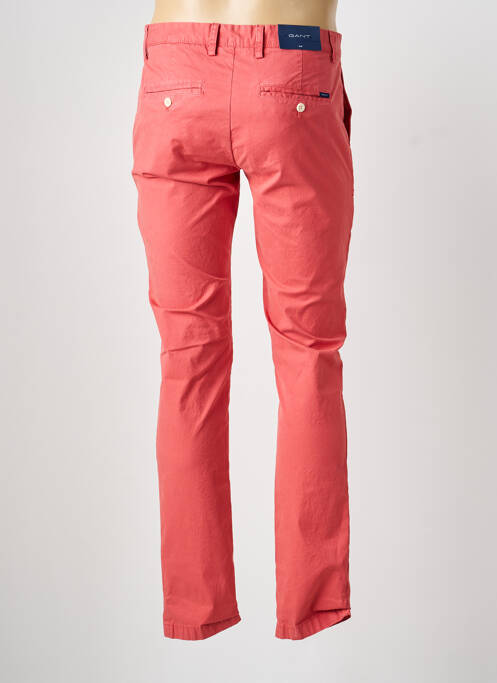 Pantalon chino stretch taille normale rouge GANT homme