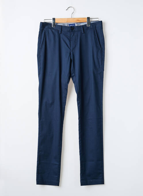 Pantalon droit stretch taille normale bleu GANT homme