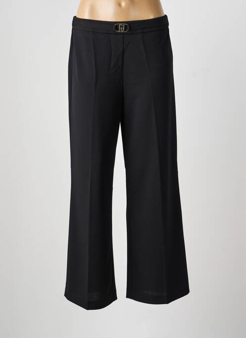 Pantalon large tissage popeline taille normale noir LIU JO femme