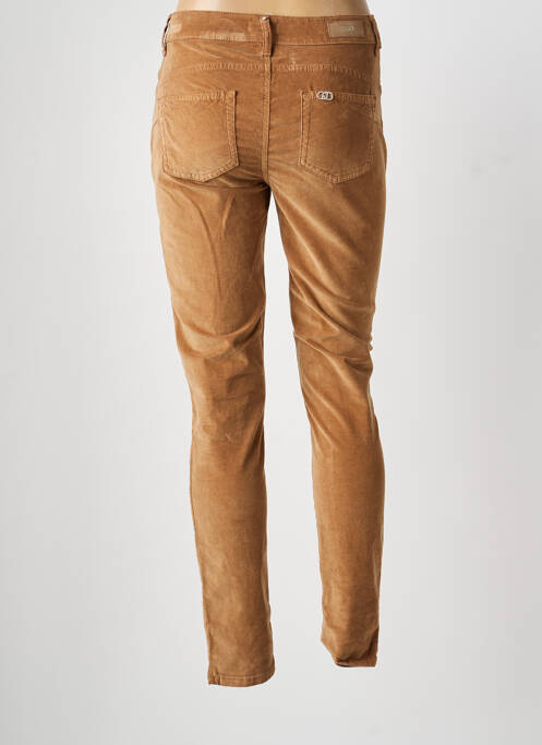 Pantalon slim stretch taille normale marron LIU JO femme