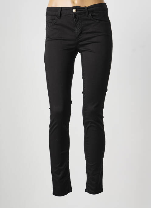 Pantalon slim tissage popeline taille normale noir LIU JO femme
