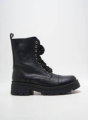 Bottines/boots matière lisse talon de 4 à 6cm noir MELINE femme