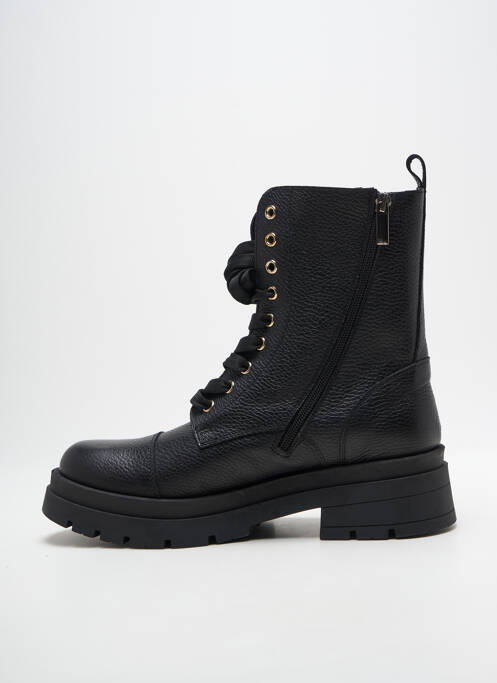 Bottines/boots matière lisse talon de 4 à 6cm noir MELINE femme