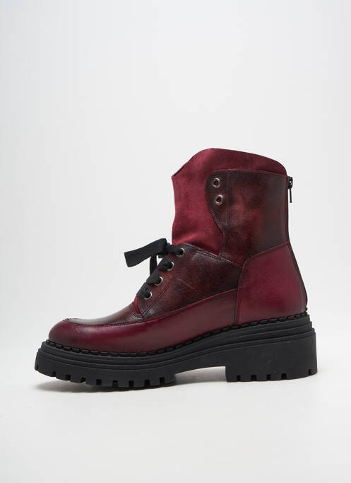 Bottines/boots talon bas talon de 4 à 6cm violet CASTA femme