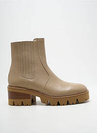 Bottines/boots talon bas talon de 4 à 6cm beige MINKA DESIGN femme