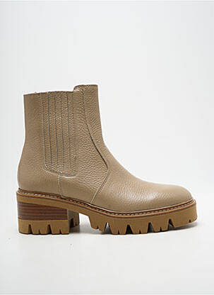 Bottines/boots talon bas talon de 4 à 6cm beige MINKA DESIGN femme