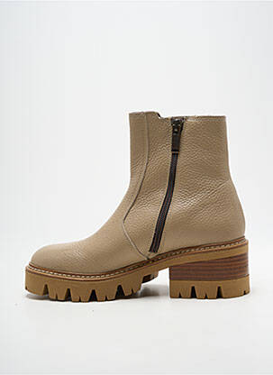 Bottines/boots talon bas talon de 4 à 6cm beige MINKA DESIGN femme