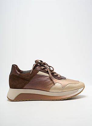 Baskets bout rond talon de 4 à 6cm or SOFTWAVES femme