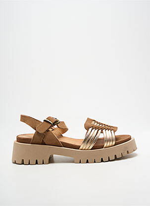 Sandales/nu pieds fermeture boucle(s) talon de 4 à 6cm or MINKA DESIGN femme