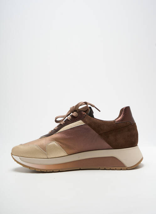 Baskets bout rond talon de 4 à 6cm or SOFTWAVES femme