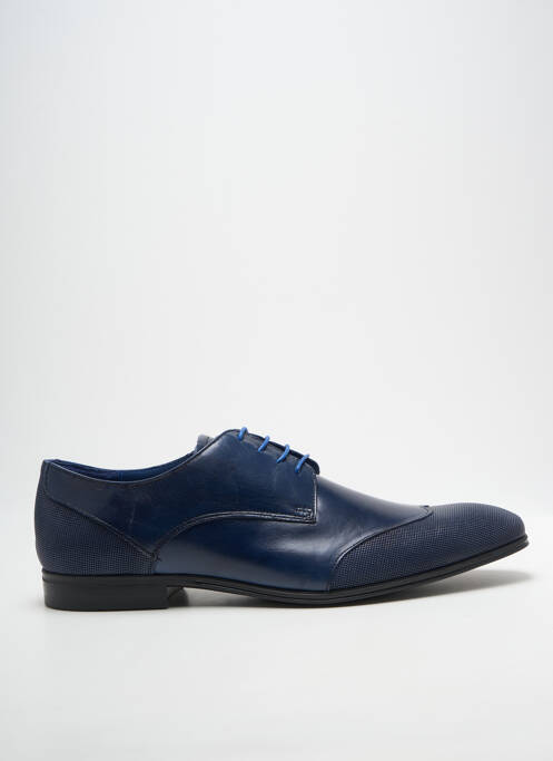 Derbies tissage satiné talon bas bleu ARTON SHOES homme