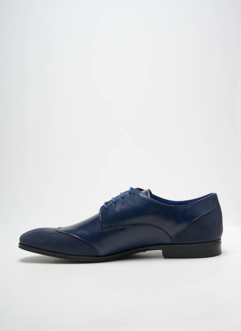Derbies tissage satiné talon bas bleu ARTON SHOES homme