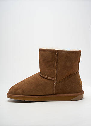 Bottines/boots fourrée talon plat jusqu'à 3cm marron EMU AUSTRALIA femme