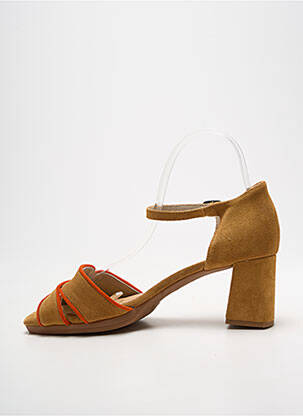Sandales/nu pieds fermeture bride(s) talon de 4 à 6cm marron DORKING femme