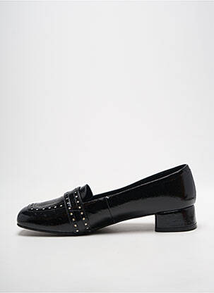 Mocassins effet froissé talon plat jusqu'à 3cm noir DANSI femme