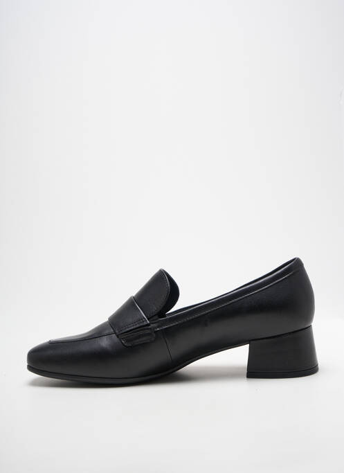 Mocassins tissage satiné talon de 4 à 6cm noir GABOR femme