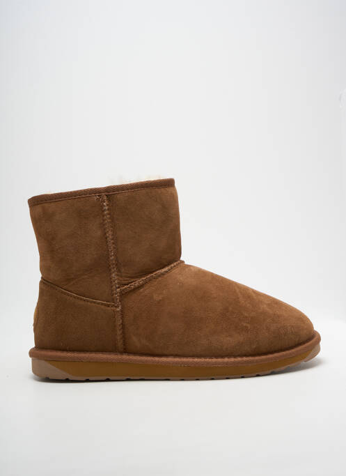 Bottines/boots fourrée talon plat jusqu'à 3cm marron EMU AUSTRALIA femme