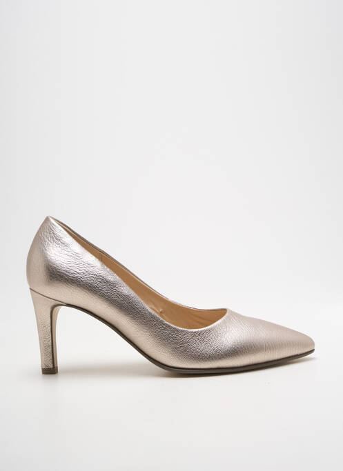 Escarpins matière lisse talon de 7 à 9cm argent GABOR femme