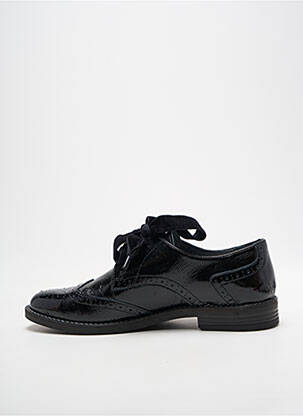 Derbies effet froissé talon plat jusqu'à 3cm noir MYMA femme
