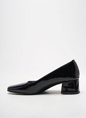 Escarpins bout carré talon de 4 à 6cm noir MYMA femme