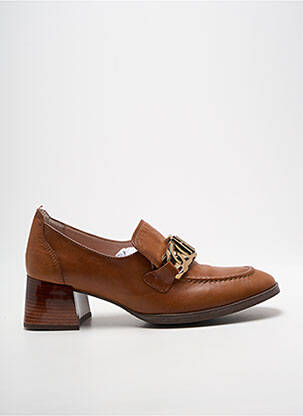 Mocassins type de semelle amortissante talon de 4 à 6cm marron HISPANITAS femme