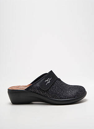 Mules/sabots talon de 4 à 6cm noir FLY FLOT femme