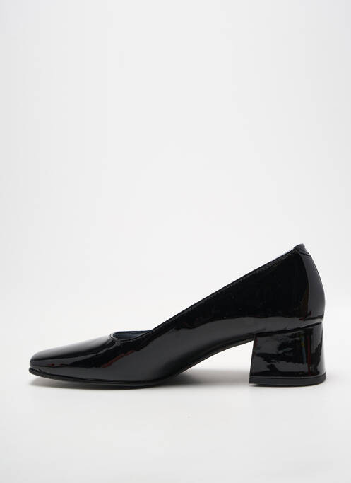 Escarpins matière lisse talon de 4 à 6cm noir MYMA femme