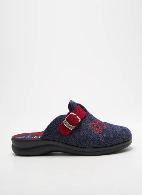 Mules/sabots talon plat jusqu'à 3cm rouge FLY FLOT femme