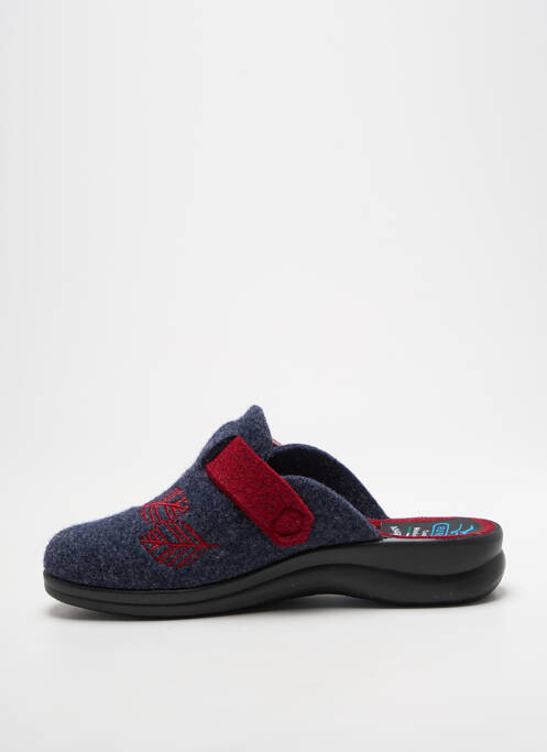 Mules/sabots talon plat jusqu'à 3cm rouge FLY FLOT femme