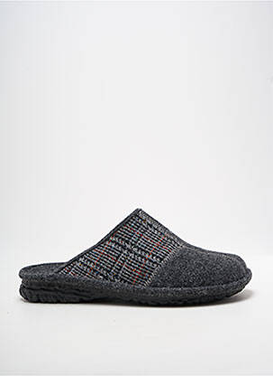 Chaussons/pantoufles bout rond bout rond gris WESTLAND homme