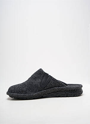 Chaussons/pantoufles bout rond bout rond gris WESTLAND homme