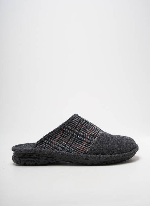 Chaussons/pantoufles bout rond bout rond gris WESTLAND homme
