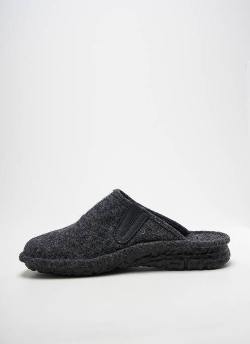 Chaussons/pantoufles bout rond bout rond gris WESTLAND homme