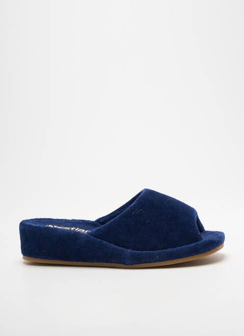 Mules/sabots bout ouvert talon de 4 à 6cm bleu WESTLAND femme