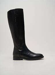 Bottes tissage satiné talon plat jusqu'à 3cm noir NERO GIARDINI femme