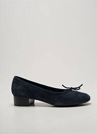 Escarpins talon plat jusqu'à 3cm bleu REQINS femme